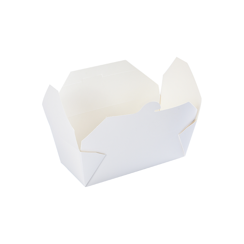 Kraft Paper Take-e Box continens Food