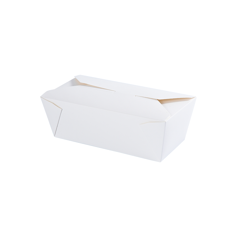 Kraft Paper Take-e Box continens Food