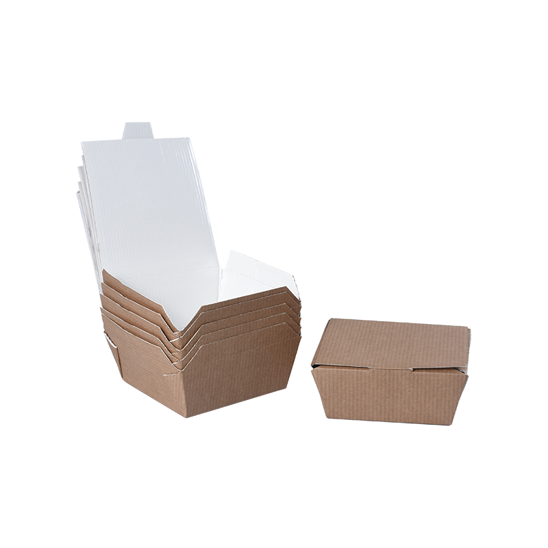 Corrugated Kraft Cardboard Prandium Pyxidas