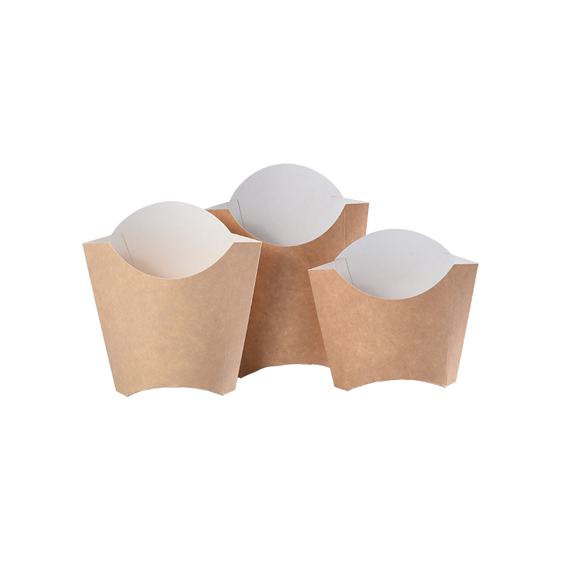 PROMPTU French Fries Holder, Paper French Fry Cucurbitulae Charcuterie Cucurbitulae, Kraft Chips Scoop