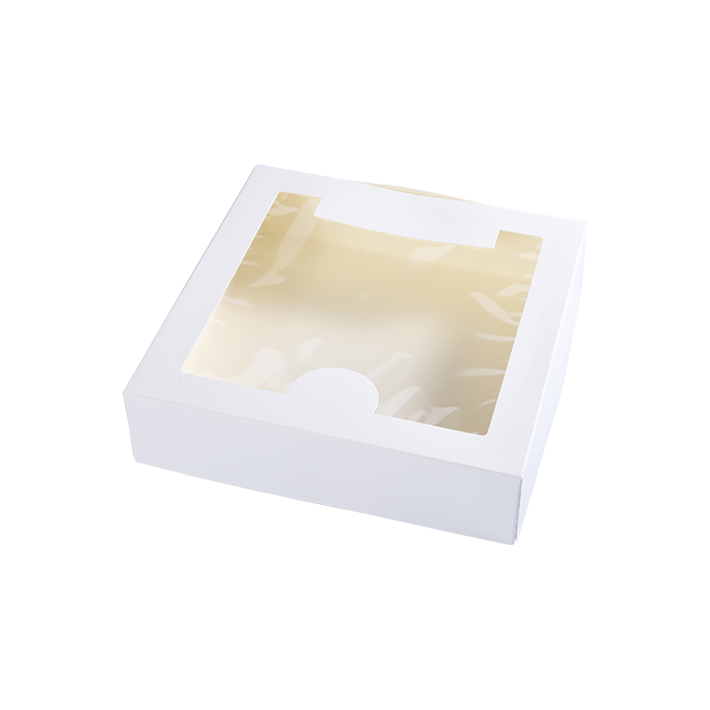 Pixae albae Pie cum Fenestra Quisque / Doughnut Bakery Box