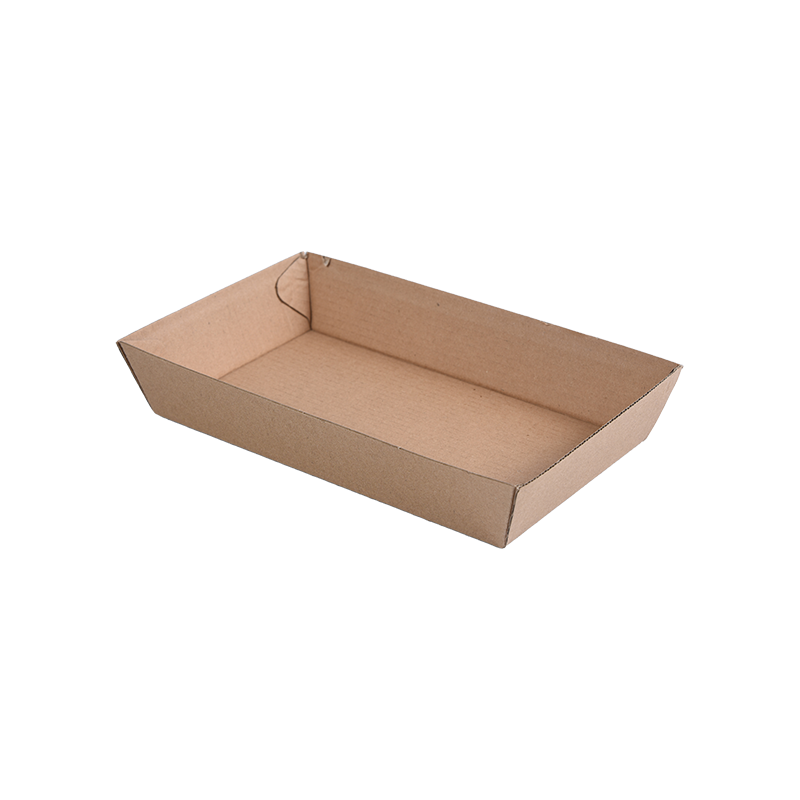 PROMPTU Rectangularibus chartaceis Corrugated Food Trays