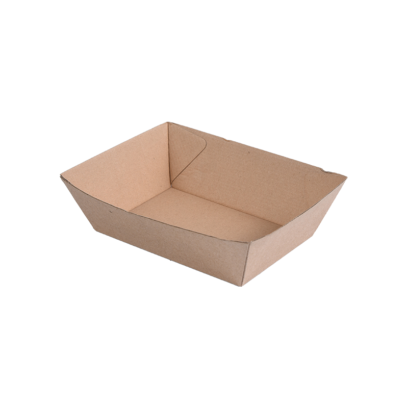 PROMPTU Rectangularibus chartaceis Corrugated Food Trays